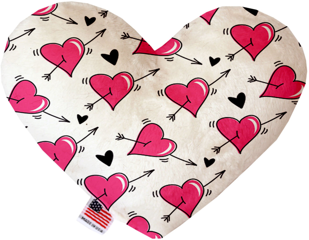 Hearts And Arrows 6 Inch Heart Dog Toy