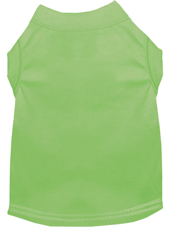 Plain Pet Shirts Lime Green Xxl