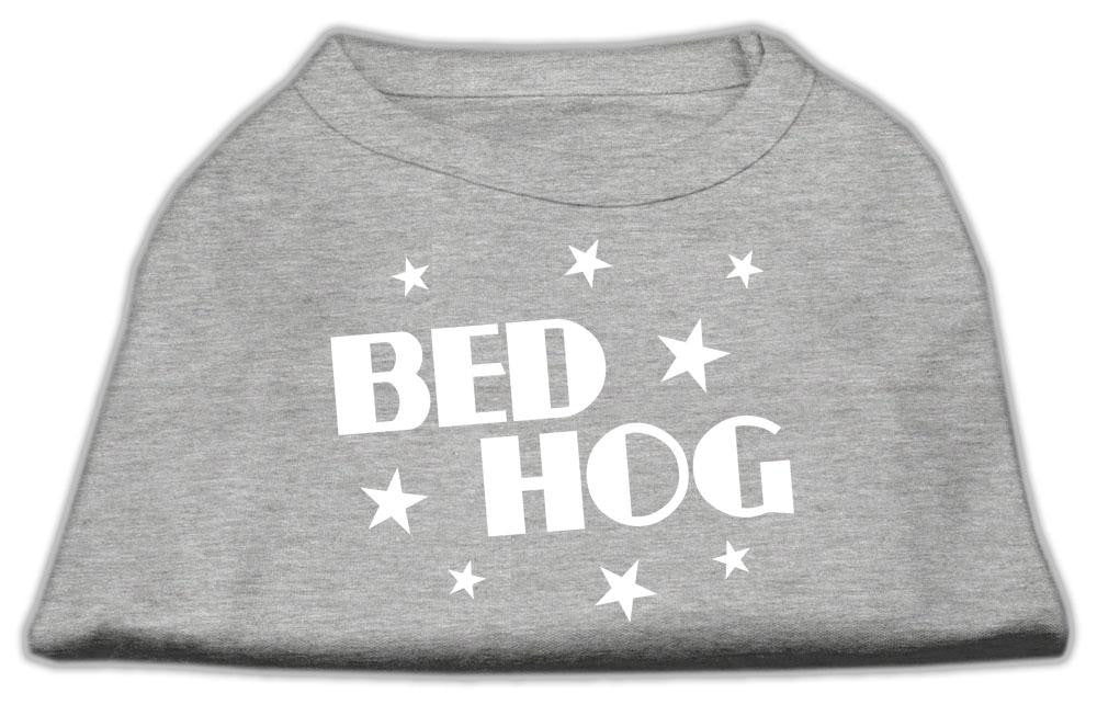 Bed Hog Screen Printed Shirt Grey Lg (14)