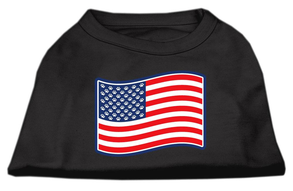 Paws and Stripes Screen Print Shirts Black XS (8)