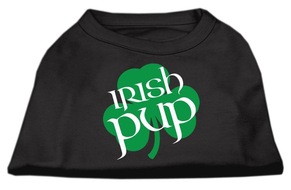 Irish Pup Screen Print Shirt Black XXL (18)