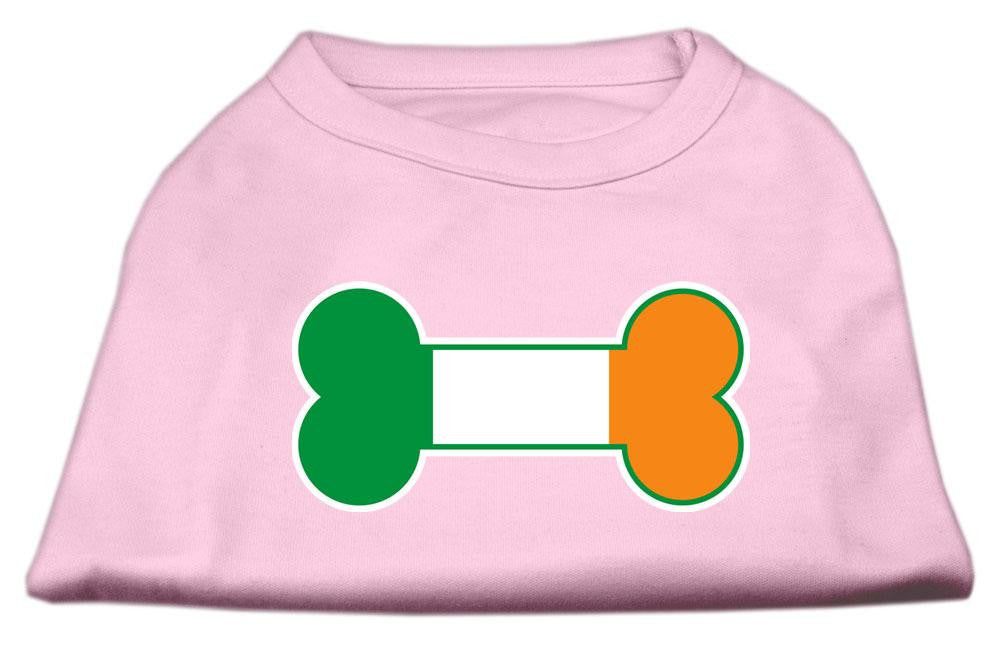 Bone Flag Ireland Screen Print Shirt Light Pink XS (8)