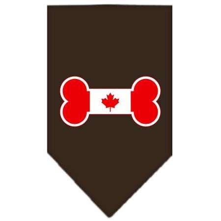 Bone Flag Canadian Screen Print Bandana Cocoa Small