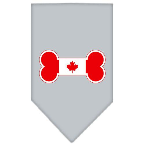 Bone Flag Canadian Screen Print Bandana Grey Small