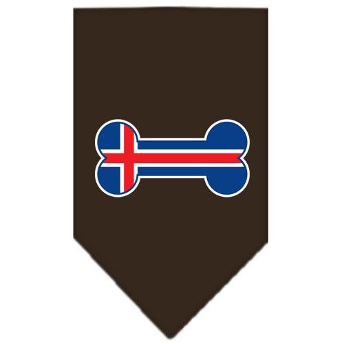 Bone Flag Iceland Screen Print Bandana Cocoa Small
