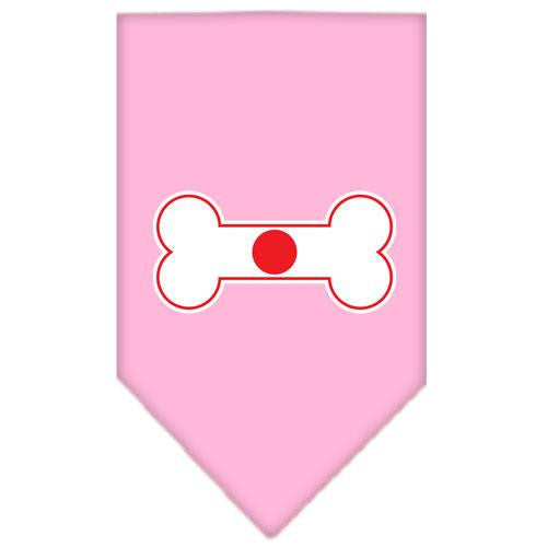 Bone Flag Japan Screen Print Bandana Light Pink Small