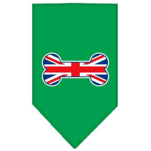 Bone Flag UK Screen Print Bandana Emerald Green Small