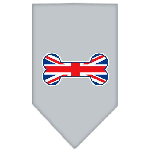 Bone Flag UK Screen Print Bandana Grey Small