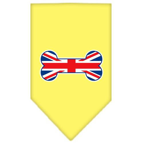 Bone Flag UK Screen Print Bandana Yellow Small