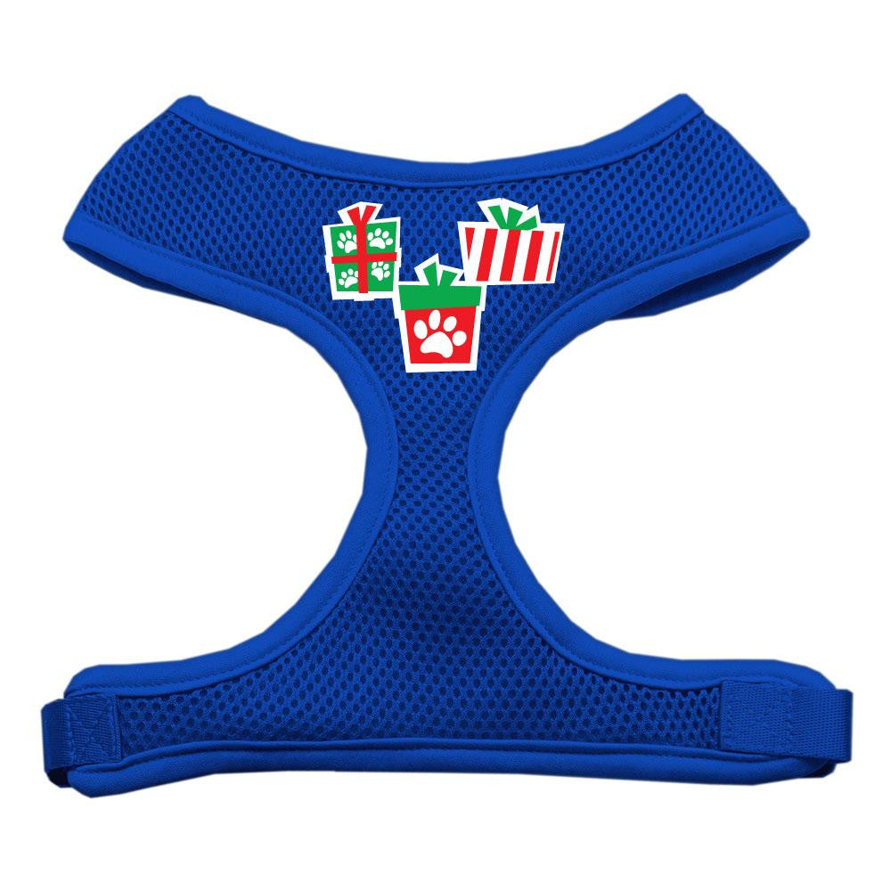 Presents Screen Print Soft Mesh Harness Blue Large