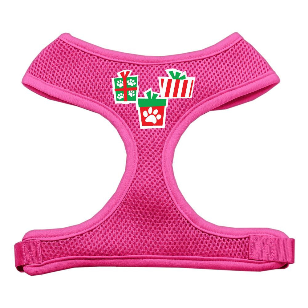 Presents Screen Print Soft Mesh Harness Pink Medium