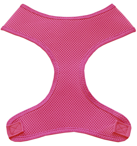 Soft Mesh Pet Harnesses Light Pink Medium