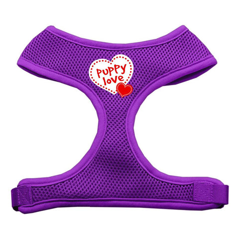 Puppy Love Soft Mesh Harnesses Purple Small