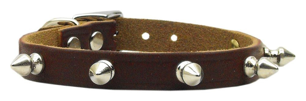 Spike Leather Burgundy 20