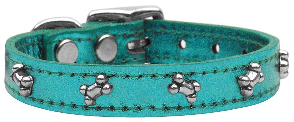 Metallic Bone Leather Turquoise MTL 22