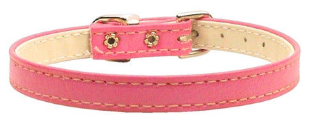 3-8" Plain Collar Pink 10