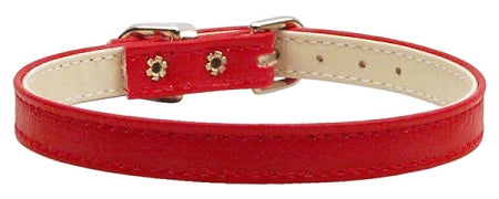 3-8" Plain Collar Red 10