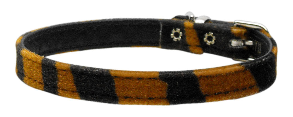 3-8" Plain Animal Print Collar Tiger 10