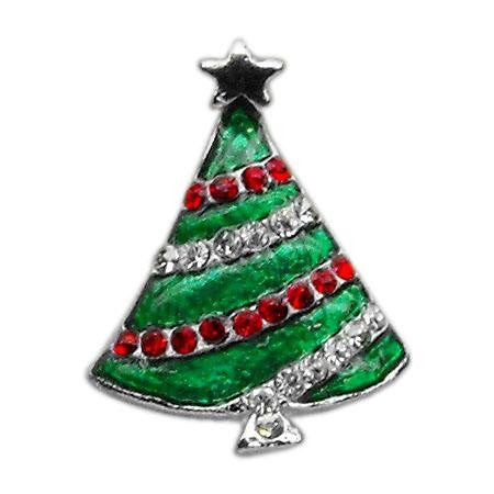 Holiday 10mm Slider Charms Christmas Tree .