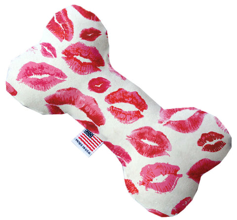 Smooches 10 Inch Canvas Bone Dog Toy