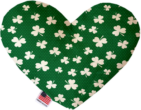 Shamrock 6 Inch Heart Dog Toy