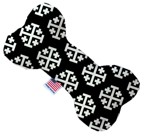 Jerusalem Cross 6 Inch Canvas Bone Dog Toy