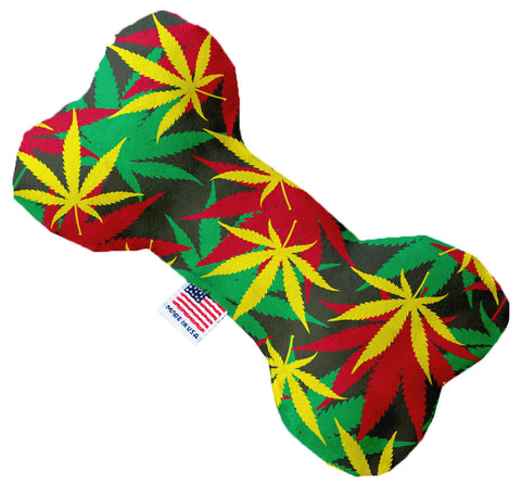 Rasta Mary Jane 10 Inch Canvas Bone Dog Toy