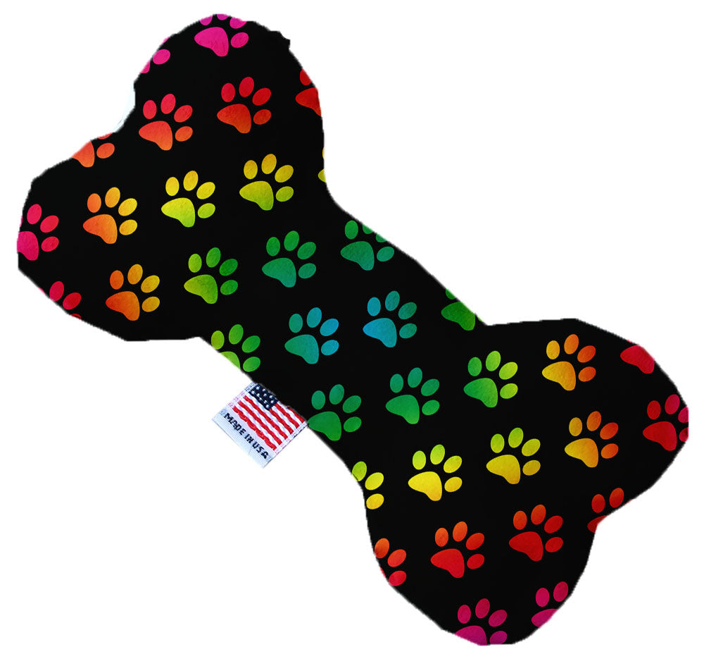 Rainbow Paws 10 Inch Canvas Bone Dog Toy