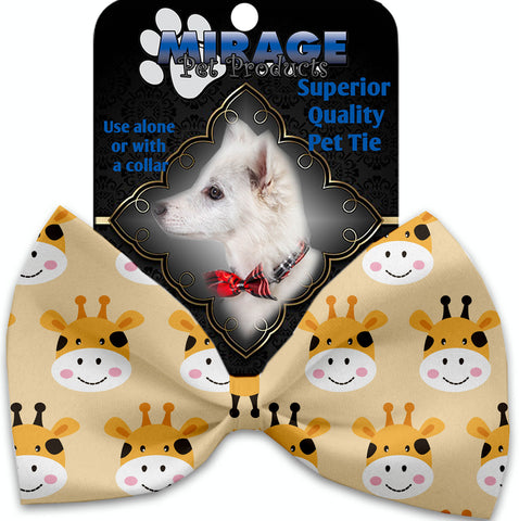 Georgie The Giraffe Pet Bow Tie Collar Accessory With Velcro