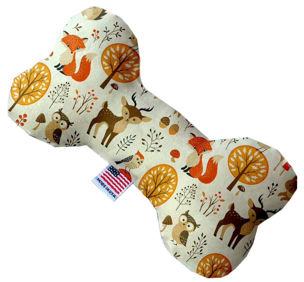 Fox And Friends 10 Inch Canvas Bone Dog Toy