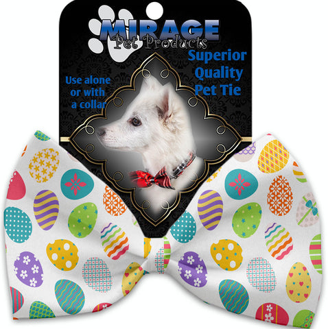 Easter Eggs Pet Bow Tie Collar Accessory With Velcro