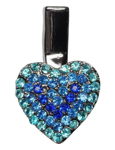 Heart Clip Blue