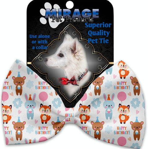 Birthday Buddies Pet Bow Tie Collar Accessory With Velcro