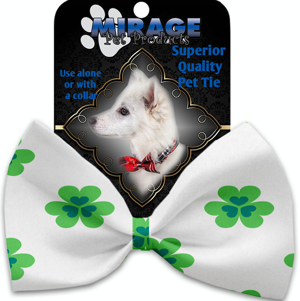 Lucky Charms Pet Bow Tie Collar Accessory With Velcro