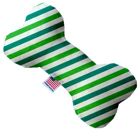 Lucky Stripes 10 Inch Canvas Bone Dog Toy