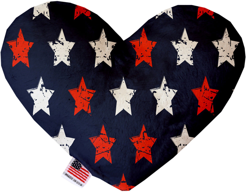 Graffiti Stars 6 Inch Canvas Heart Dog Toy