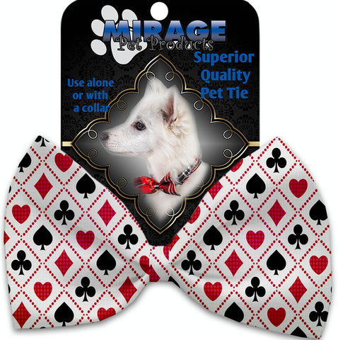 Deck Of Cards Pet Bow Tie