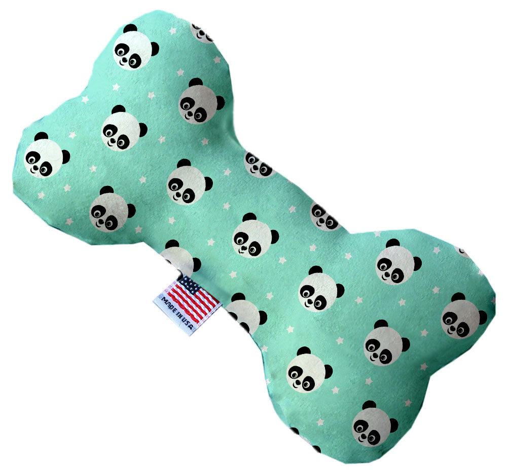 Happy Pandas 6 Inch Canvas Bone Dog Toy