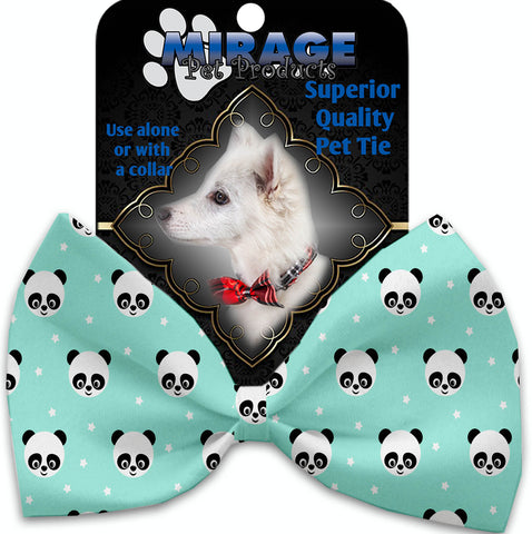 Happy Pandas Pet Bow Tie Collar Accessory With Velcro