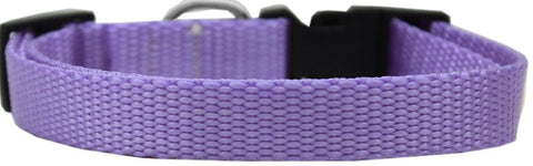 Plain Nylon Cat Safety Collar Lavender