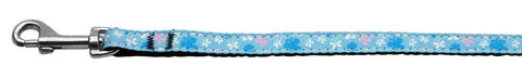 Butterfly Nylon Ribbon Collar Blue 3-8 wide 4Ft Lsh