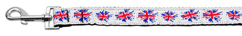 Graffiti Union Jack(UK Flag) Nylon Ribbon Leash 1 inch wide 4ft Long