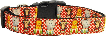 Circus Smirkus Nylon Dog Collar Sm