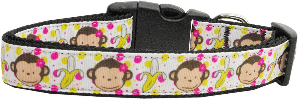 Monkeys And Bananas Nylon Cat Collar