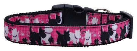 Plaid Pups Nylon Ribbon Collars Medium