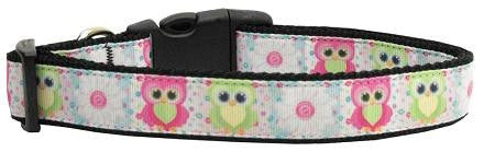 Sweet as Sugar Owls Nylon Ribbon Collars Large