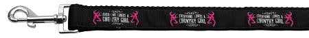 Country Girl Nylon Ribbon Dog Collars 1 wide 4ft Leash