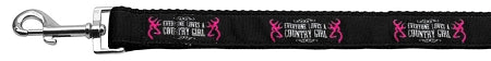 Country Girl Nylon Dog Leash 5-8 Inch Wide 6ft Long