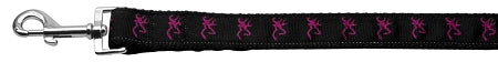 Pink Deer Nylon Dog Leash 5-8 Inch Wide 4ft Long