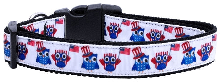 American Owls Nylon Cat Collar